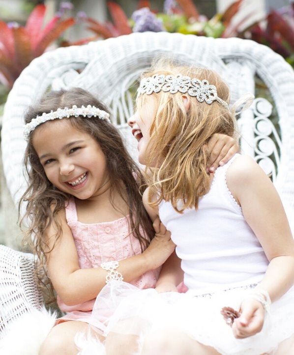 Sienna Likes to Party Accessories  Luxury hair accessories, Flower girl  accessories, Hair garland
