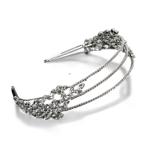 The Lillian Girls Designer Diamante Tiara