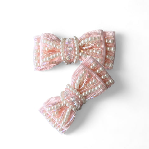 Baby girl bow clip set