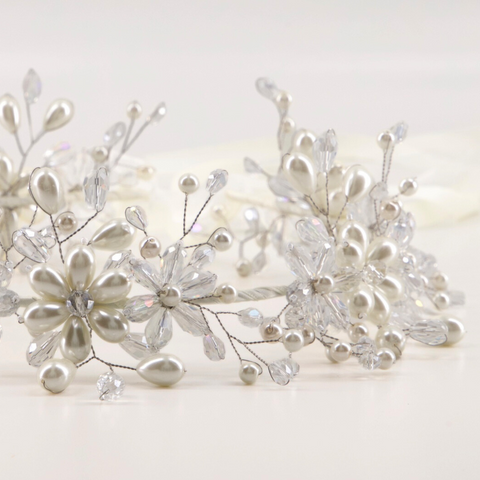 The Starr Pearl Designer Hair Garland