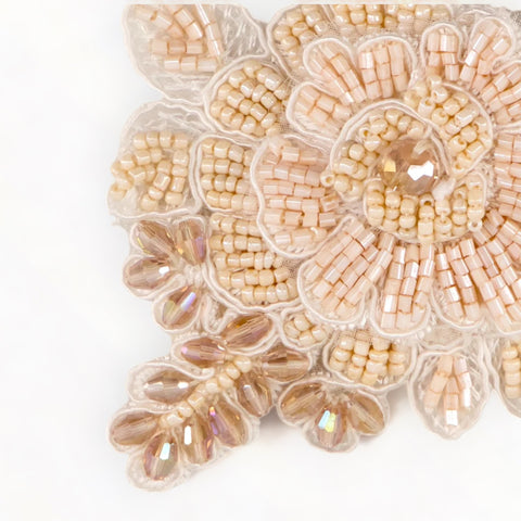 Blush designer hair clips