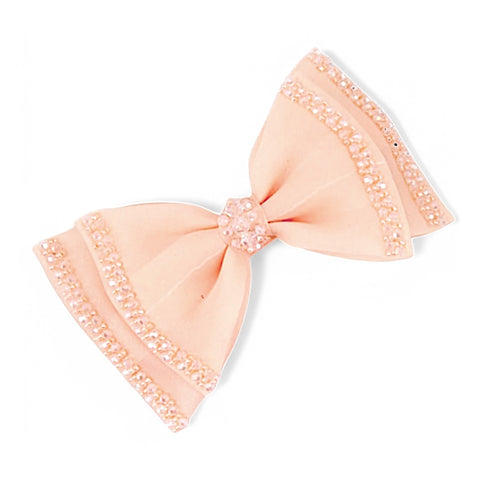 The Adelia Girls Crystal Bow Hair Clip