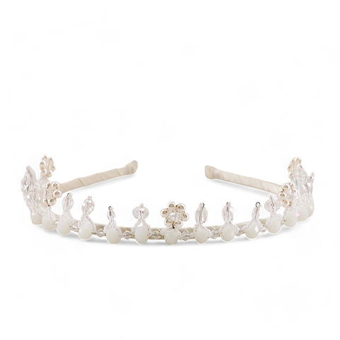 The Elqeena Crystal Crown Designer Girls Headband