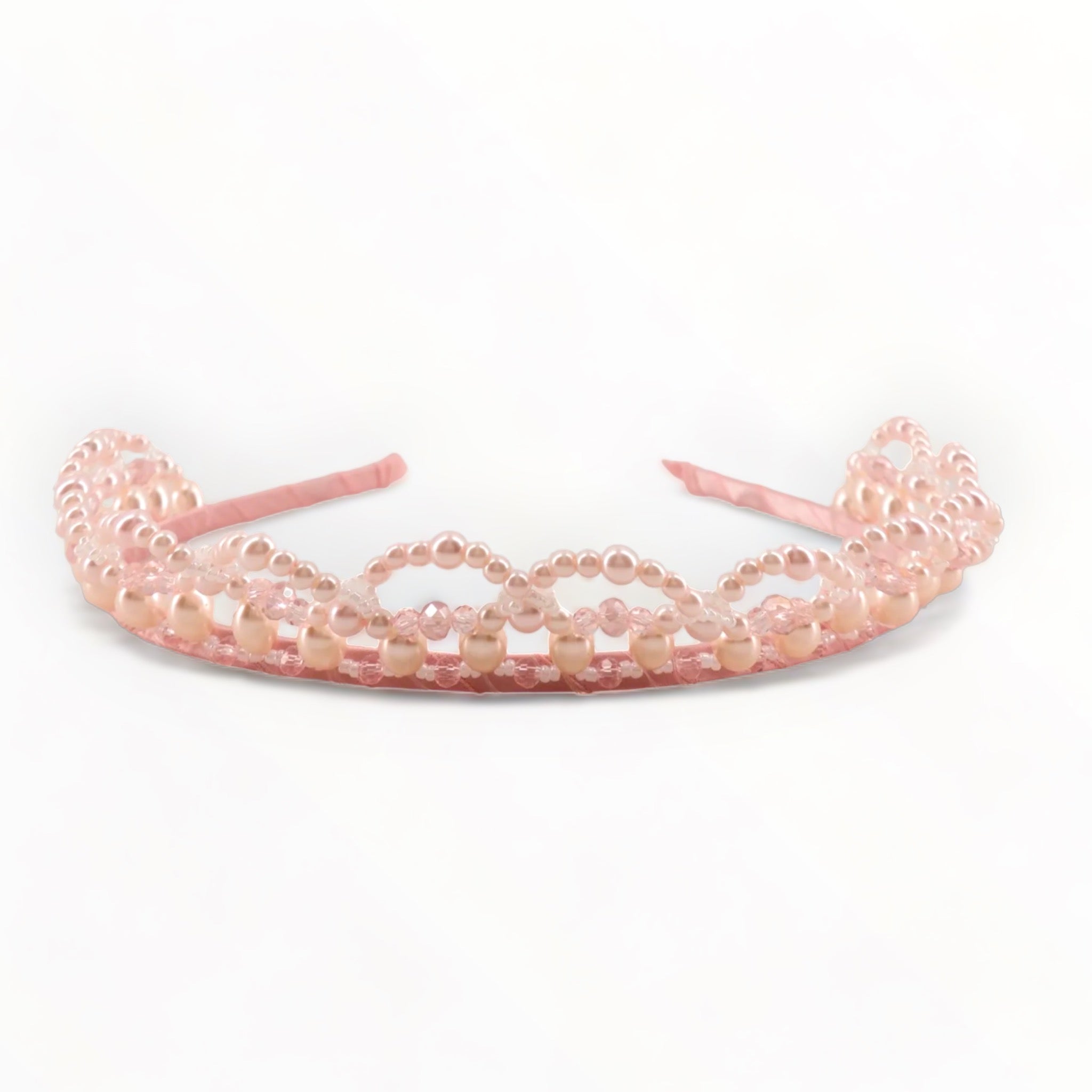 Designer Girls Headband  The Halo Tiara Pink Princess Crown – Sienna Likes  To Party - Shop