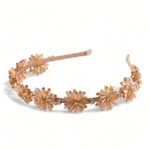 Best blush crystal hair bands