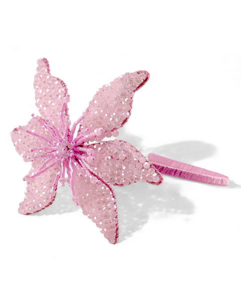 The Magnolia Girls Pink Flower Headband