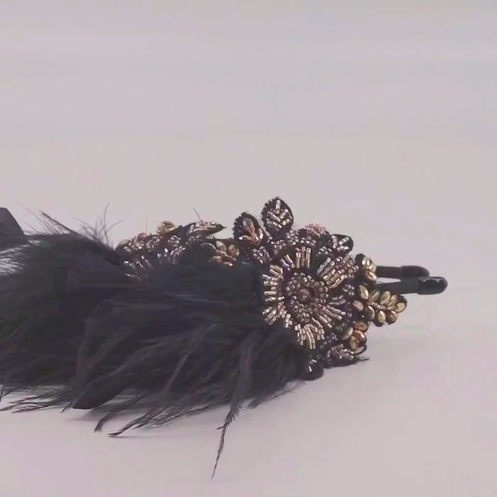 The Micah Miracle Designer Feather Headband
