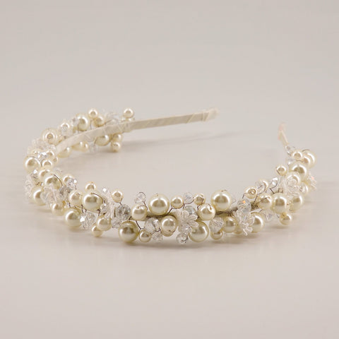 The Juileta Pearl Designer Headband.