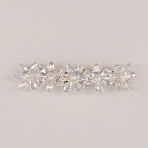 The Lyon Crystal Flower Designer Hair Clip.