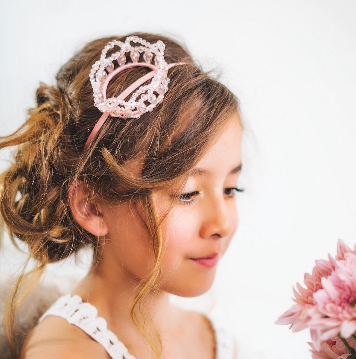 Designer Girls Hair Accessories | The Princess Crown Crystal Headband ...