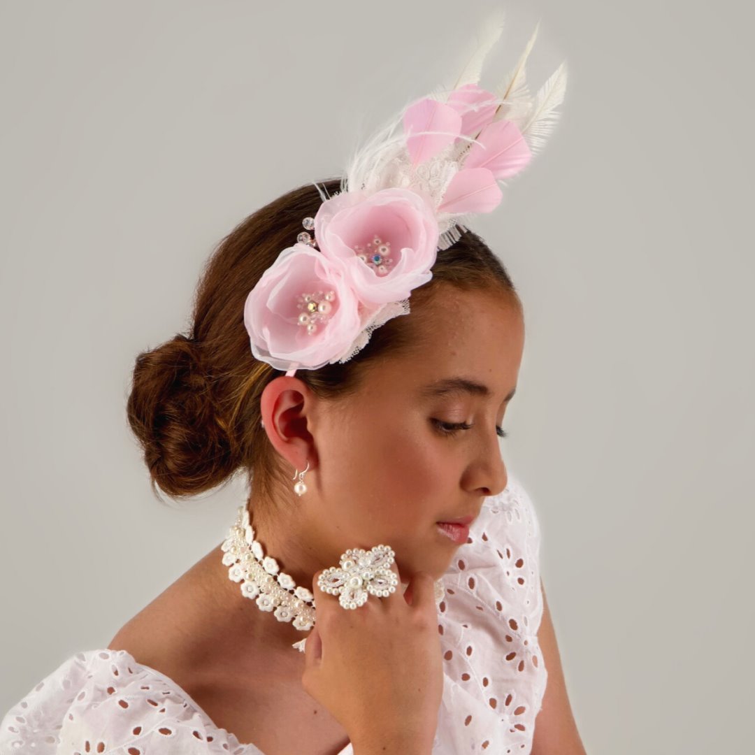 Designer Pink Elegant Accessories  The Angelisa headband – Sienna Likes To  Party - Shop
